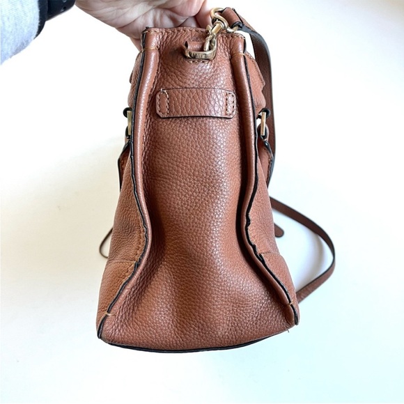 Rebecca Minkoff Brown Leather Regan Satchel Bag - Picture 6 of 12